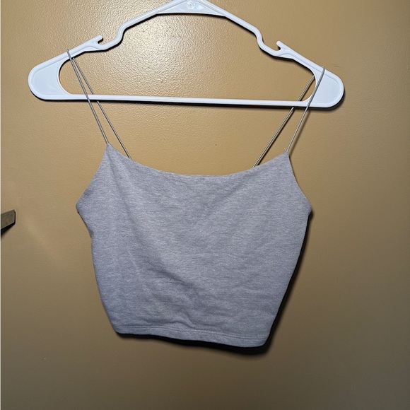 CROPPED CAMI TANK TOP - Picture 1 of 3